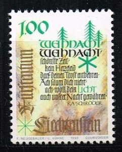 Liechtenstein 1993,Sc..#1015 MNH,  Christmas: Poem of Rudolph Alexander Schroder