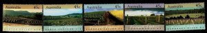 Australia Sc 1262-6 NH issue of 1992 - Vineyard Regions