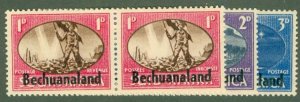 BECHUANALAND PROTECTORE  137-9  MNH BIN $2.00