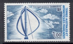 FSAT/TAAF 1988 Sc#142 DARRIEUS SYSTEM WIND VANE ELECTRIC GENERATOR Single MNH