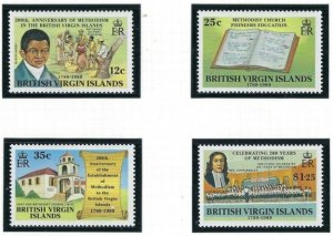 British Virgin Is 646-49 MNH 1989 set (an6686)