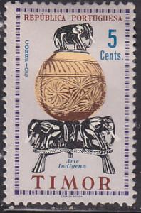 Timor 301 Carved Elephant Jar 1961
