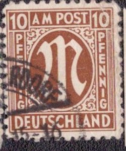 Germany Allied Occupation - 1945 3N7a Used