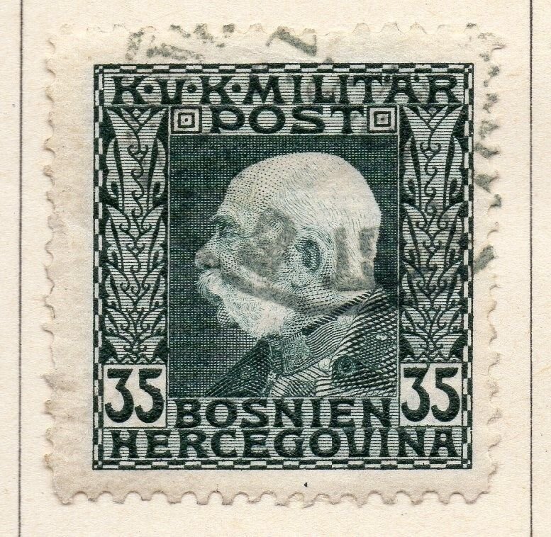 Bosnia Herzegovina 1912 F Joseph Early Issue Fine Used 35h. 045093