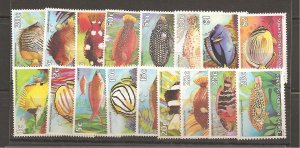 Cocos Islands SC 34-50 Mint Never Hinged