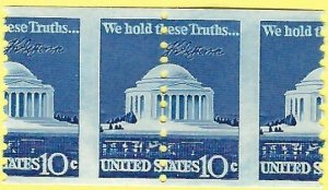 #1520 Miscut EFO Pair MNH