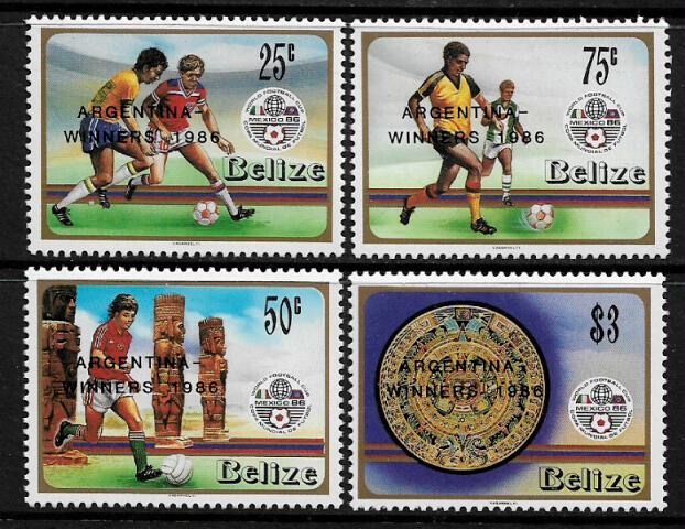 Belize #828-31 MNH Set - World Cup Soccer