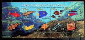 SALVADOR Sc 1668 NH MINISHEET OF 2007 - SEA LIFE - (CT5)