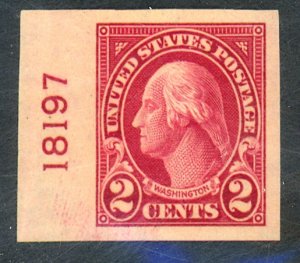 U.S. #577 MINT PL# SINGLE OG HR