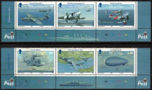 ISLE OF MAN 2009 Naval Aviation Centenary; Scott 1299-1300; MNH