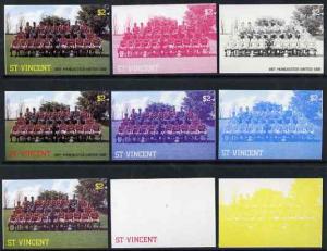 St Vincent 1987 English Football teams $2 Manchester Unit...