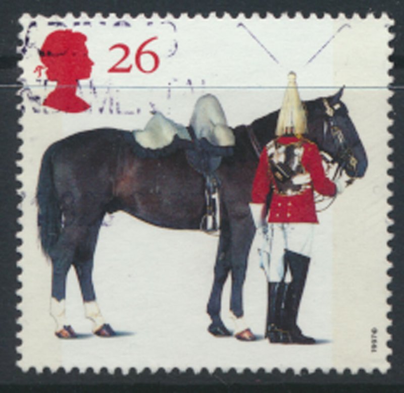 Great Britain  SG 1990  SC# 1764  Queen's Horses   Used see detail and scan