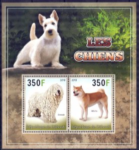 Djibouti 2013 Dogs Sheet MNH