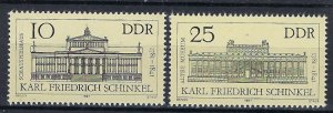 Germany DDR 2197-98 MNH 1981 Architecture (ak1425)