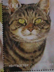 KYRGYZSTAN STAMP-WORLD FAMOUS BEAUTIFUL LOVELY CATS 2012-  MNH SHEET-VERY FINE