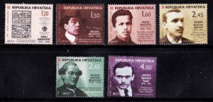 Croatia stamps #367 - 372, MH, complete set