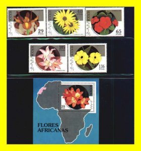 Flowers  by Sahara Occidental MNH re:1994-7