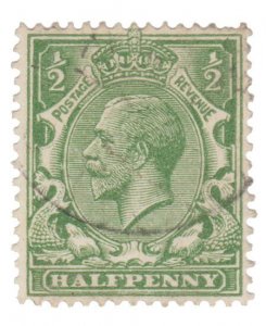 GREAT BRITAIN 1912. SCOTT # 159. USED. # 6