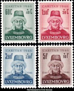 Luxembourg Scott B133-B136