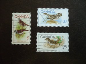 Stamps - Canada - Scott# 496-498 - Used Set of 3 Stamps