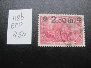 Germany 1920 MNH SIGNED BPP MI. 118b SC 117 XF 250+ EUROS (157)