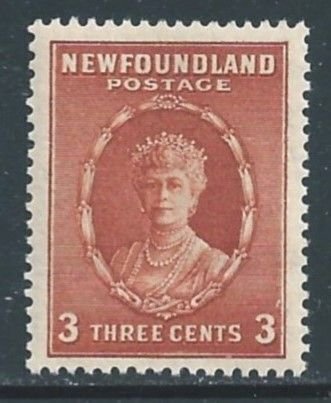 Newfoundland #187 NH 3c Queen Mary