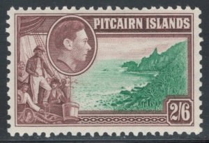Pitcairn Islands 1940 King George VI & Fletcher Christian 2sh6p Scott # 8 MH