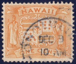Hawaii 1894 1c yellow SC74