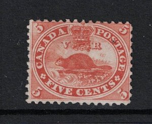 Canada SC# 35 Erased Cancel Re-Gummed Mint Hinged - S17156