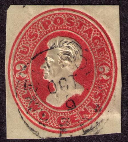 USA # U142  Used VF  cut square  Cat $ 5