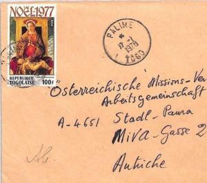 Togo *Palime* Air Mail Cover MISSIONARY VEHICLES Austria 1978 {samwells}CA213