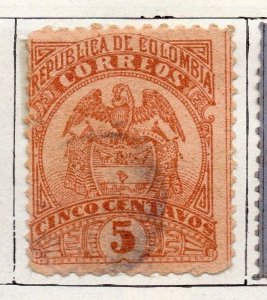 Colombia 1892-97 Early Issue Fine Used 5c. 053213