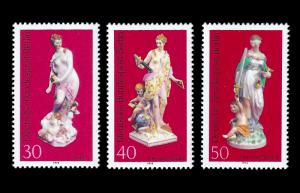 Germany Berlin 1974 Sc 9N350-52 MNH Ceramic figures