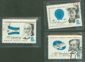 Russia #2772-2774 Used Multiple