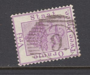 Orange Free State SG 50 used. 1883 bright mauve, Numeral 9 cancel, sound, F-VF