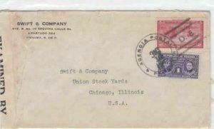 panama 1942  censor   stamps cover ref r16147 