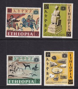 Ethiopia   #488-491   MNH  1967   international tourist year