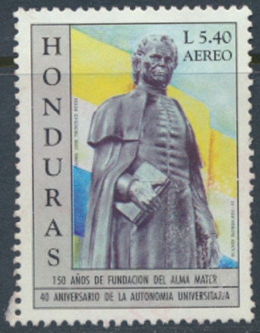 Honduras   Sc# C1008  Used  Statue Father Reyes   see details  / scans 