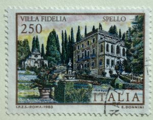 AlexStamps ITALY #1565 VF Used 