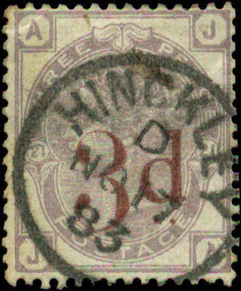 Great Britain Scott #94 Used  Circular Datestamp  Hinckley 1883