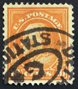 U.S. Used #416 10c Franklin, Superb. Detroit Double Oval Cancel. A Gem!