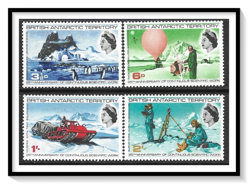 British Antarctic Territory #20-23 Scientific Work Set MH