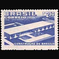 BRAZIL 1958 - Scott# 876 Presidential Palace Set of 1 NH