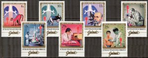 Guinea 1983 Medicine Tuberculosis Monkeys Robert Koch Mi. 947/53 MNH