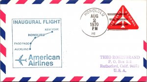FFC 1970 - American Airlines - Honolulu, Hi to Pago Pago - F34537