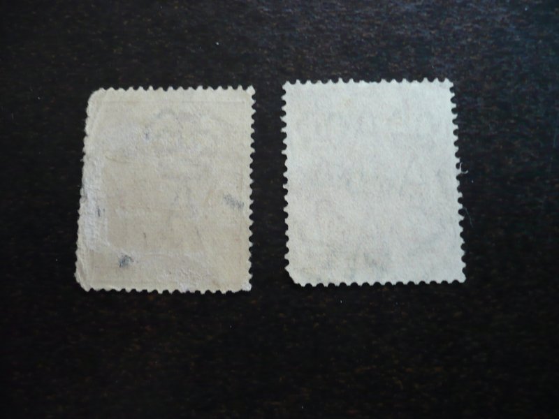 Stamps - Australia - Scott# 21,28 - Used Part Set of 2 Stamps