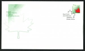 1699 Canada  45c Stylized Maple Leaf official FDC