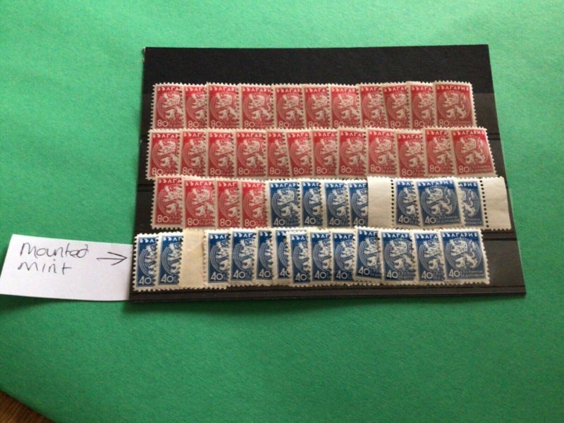 Bulgaria 1933 postage due mint never hinged & mounted mint stamps A12003