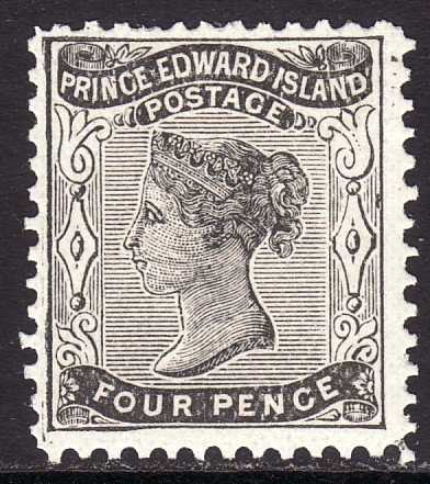 1868 Queen Victoria QV 4¢ issue MLH Sc# 9 CV: $9.00 perf 12