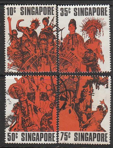Singapore 1973 Sc 179-82 National Day Used